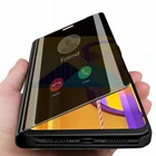 Чехол для samsung galaxy m30s, умный зеркальный чехол с откидной крышкой для samsung m30s, чехлы с подставкой для samsung m 30s, чехол, чехлы 6,4 дюйма