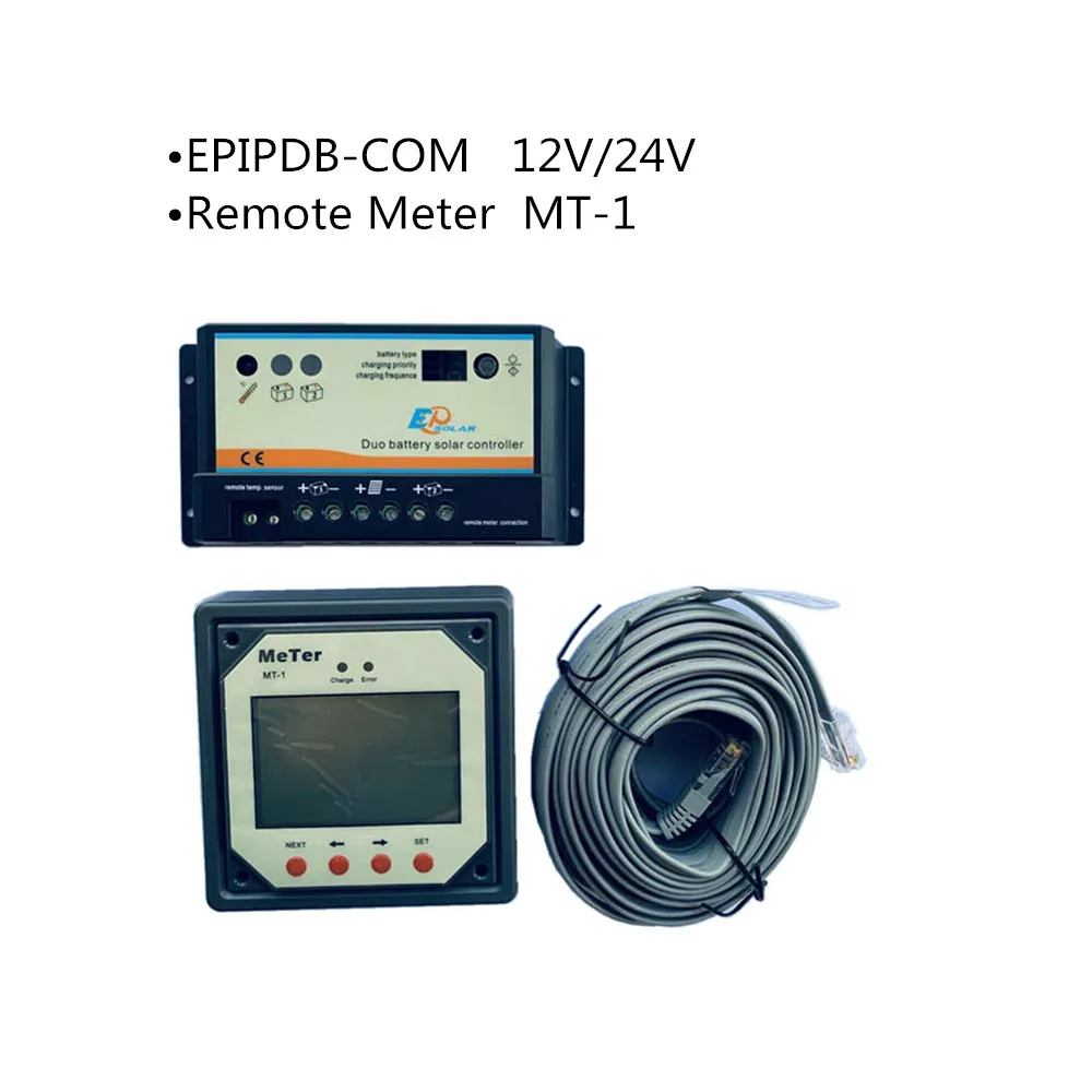 LCD Remote Meter for Dual Battery Solar Charge Controller Regulators MT-1 with 10m Cable Giant Control | Обустройство дома