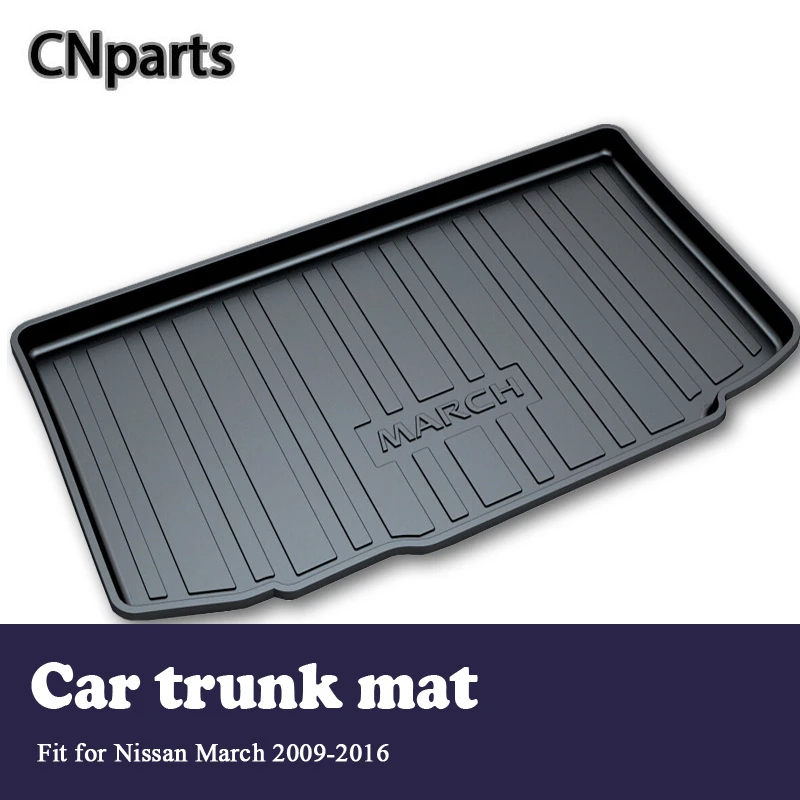 

Auto 1Set Car Cargo rear trunk mat For Nissan March K13 2009 2010 2011 2012 2013 2014 2015 2016 Car Anti-slip mat Accessories
