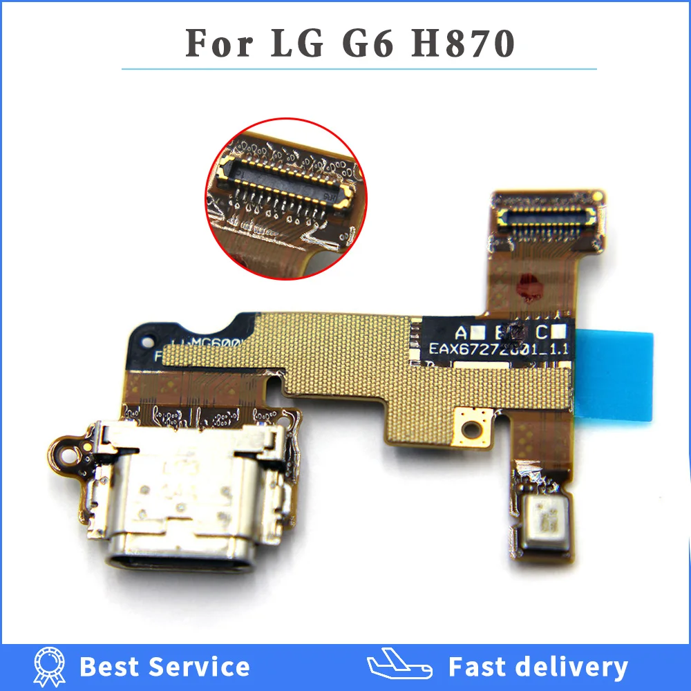 Зарядный порт док-разъем гибкий кабель для LG G6 G600 H870 H871 H872T LS993 type C зарядное устройство USB с гибким каблем