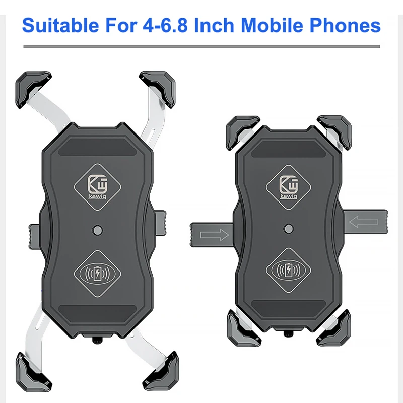 ip66 waterproof motorcycle phone holder with 15w wireless charging qc3 0 usb charger moto handlebar review phone support mount free global shipping