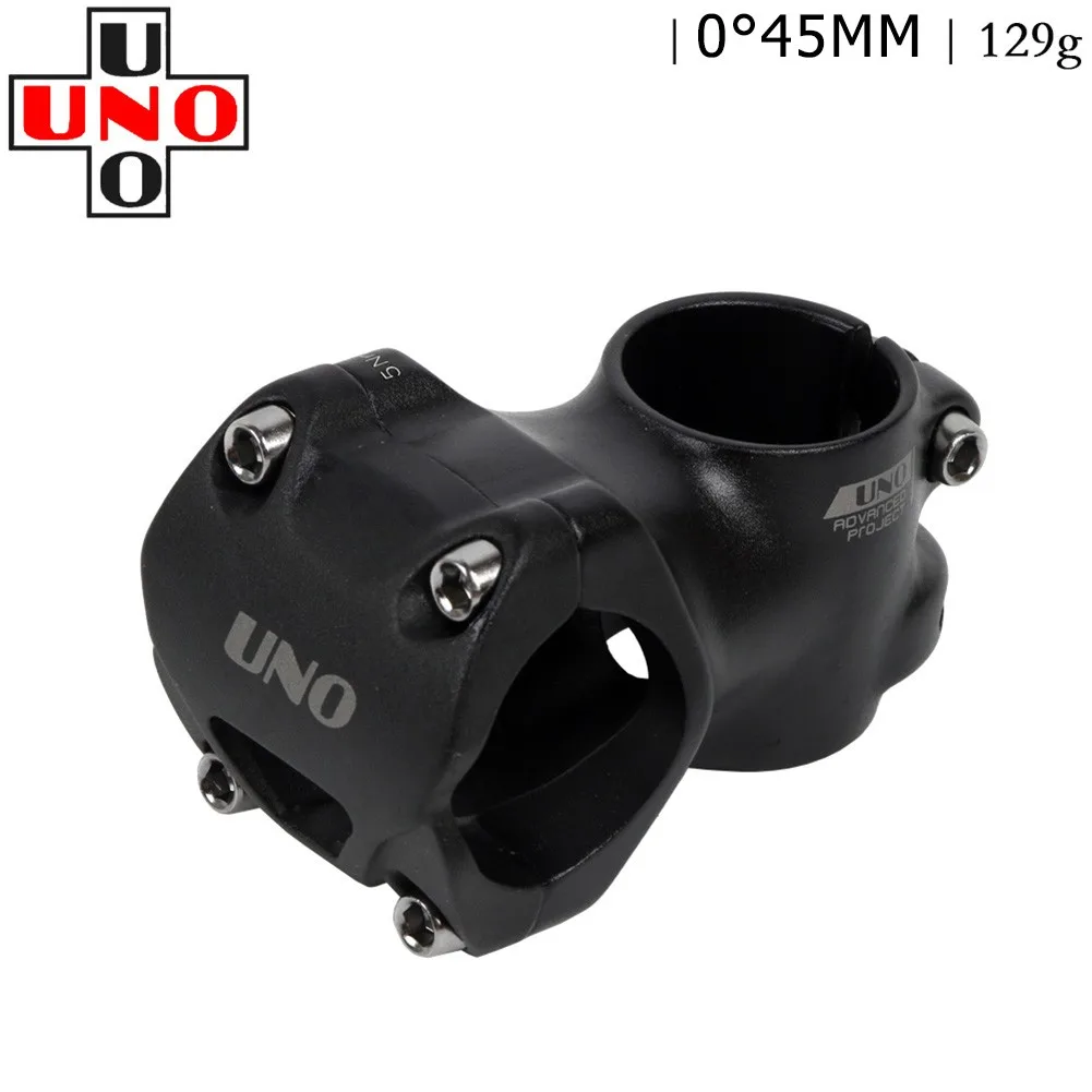 

0 Degree Bike Stem 1pc 35/45mm Diameter Bicycle Components Mountain Bike