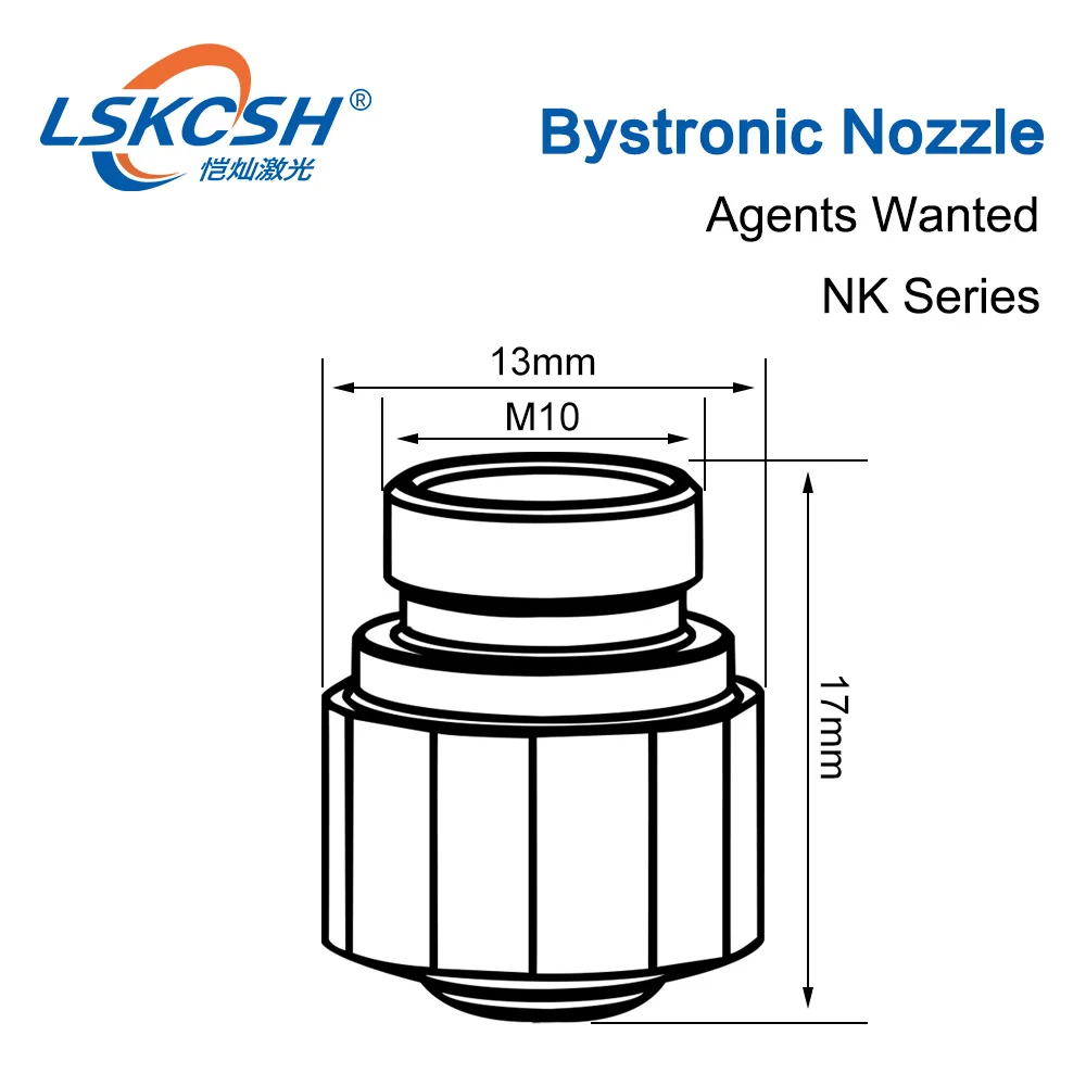 LSKCSH 10 шт./лот NK10 NK12 NK15 NK17 NK20 NK25 NK30 bystronic сопло высокого давления для Bystronic машина