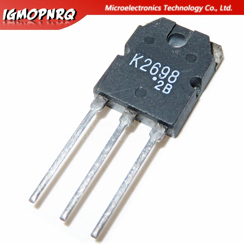 5 шт. новый оригинальный транзистор 2SK2698 с полевым эффектом на 3/15/500 в | Электронные