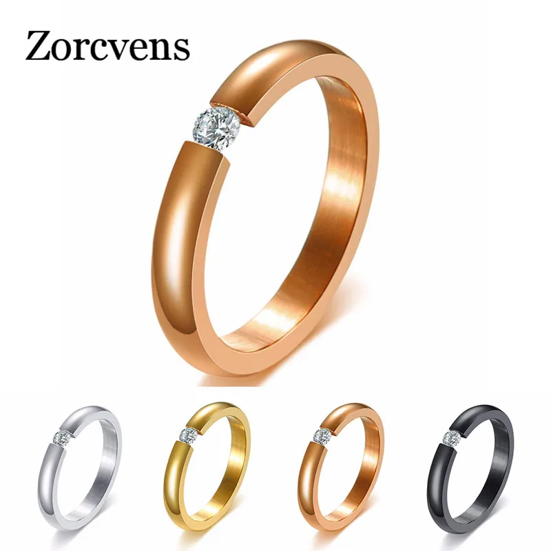 Новинка 2020 модное Брендовое обручальное кольцо с фианитом черного золотого и