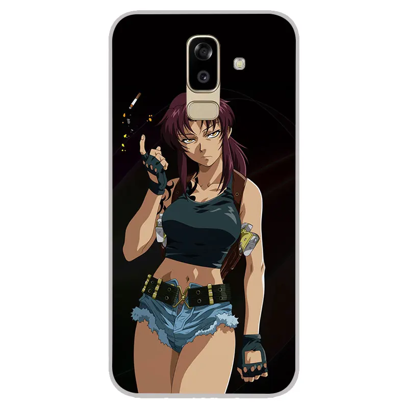 Ботинки в стиле аниме Черная Лагуна матовый Силиконовый чехол для Samsung Galaxy J3 J5 J7 A3