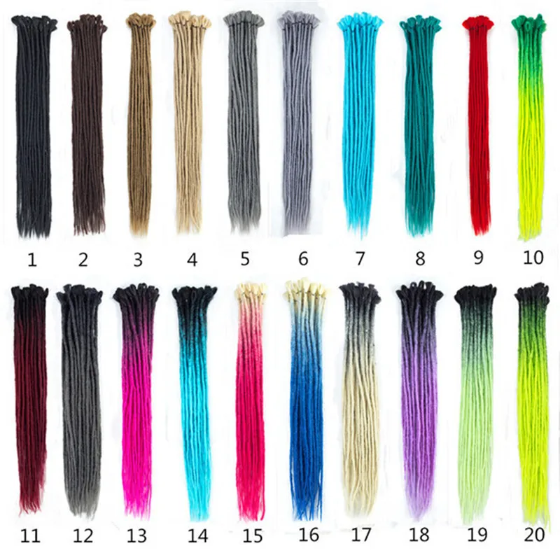 Модные дреды Joy & luck для наращивания волос ручной работы плетеные крючком волосы 5