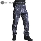 Брюки-карго мужские тактические, эластичные штаны в стиле милитари, с несколькими карманами, водонепроницаемые, для активного отдыха, походов, большие размеры 5XL