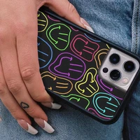 smile faces phone case pctpu for iphone 12 11 pro xs x xr 7 8 plus max se 2020 for samsung galaxy s10 s20 s21 s30