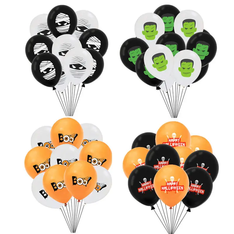 10 шт. латексные воздушные шары на Хэллоуин|Воздушные и аксессуары| |
