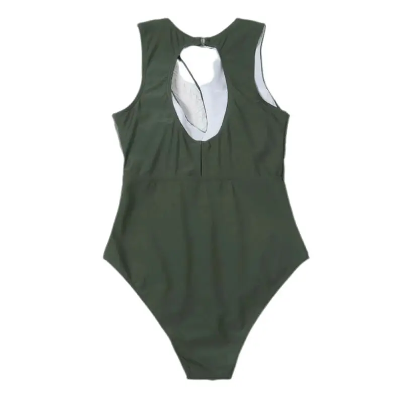 

Women Summer Sexy Monokini Bikini One Piece Hollow Out Halter Swimsuit Beachwear