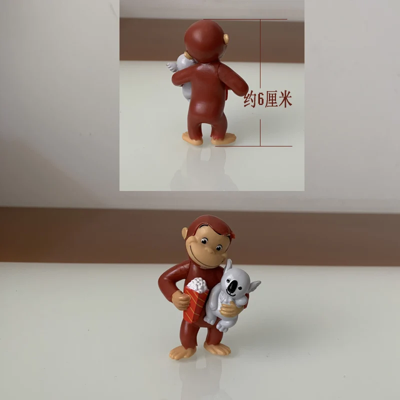 ПВХ фигурка модели игрушки милая обезьяна|Игровые фигурки и трансформеры| |