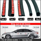 Уплотнитель для дверей автомобиля, резиновая уплотнительная лента для звукоизоляции дверей автомобиля, тип P, Z, D, B, 4 метра