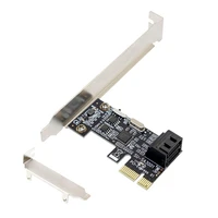 pci e to sata3 0 2 ports expansion card mini pcie to sata 3 0 convert adapter interface for ssd boot system riser controller for