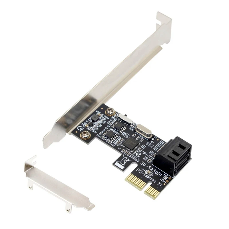 Плата расширения Pci E к Sata3.0 2 порта Mini Pcie Sata 3 0 интерфейс адаптера для системы