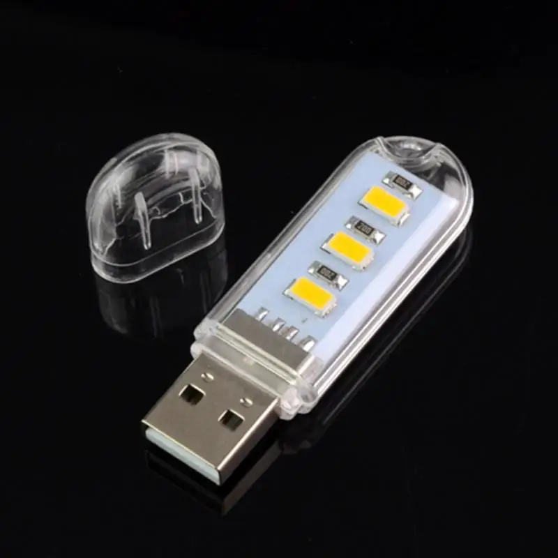 Мини Портативный USB светодиодный светильник 5 в SMD5730 настольная лампа флэш ночник