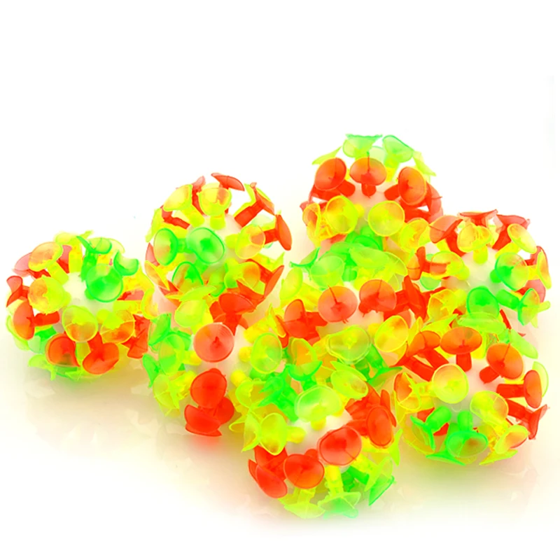 2017 Прохладный Пластик мягкие присоски липкий слизь клей светящийся шар детей