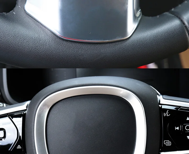 Рамка рулевого колеса декоративная накладка для Volvo S90-18/Хром ABS аксессуары для салона автомобиля xc60/- xc90