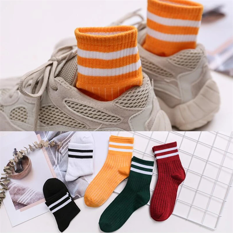

1 pair Socks women's tube socks autumn and winter breathable comfortable sports socks women's socks summer tide