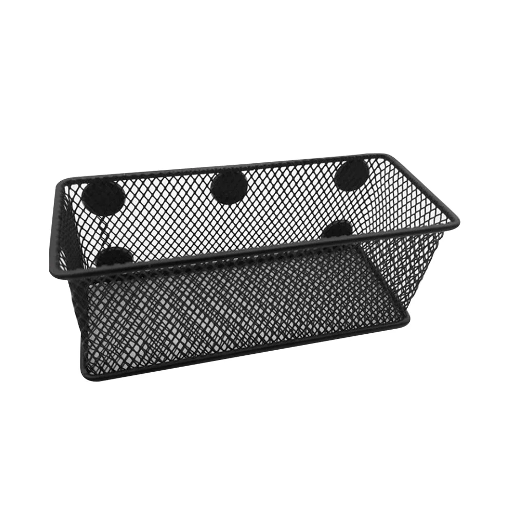 

3pcs For Dry Erase Marker Non Slip Mesh Organizer Multi Purpose Magnetic Basket Set On White Board Pen Holder Home Office Solid