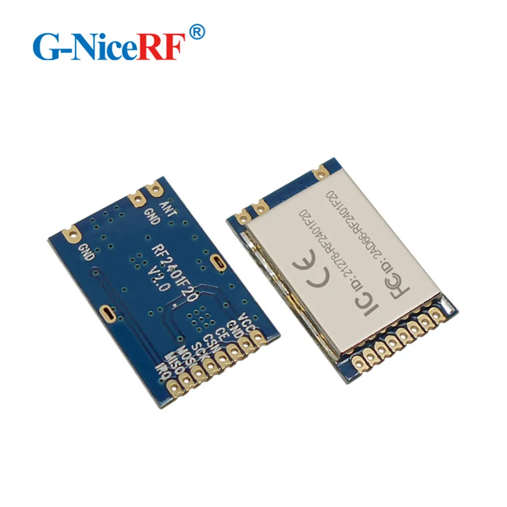 6 шт./лот RF2401F20 100 мВт 20 дБм промышленного класса nRF24L01 + 2 4 ГГц беспроводной