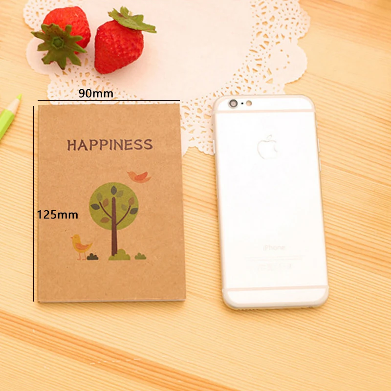 

Free shipping20packs/lot Korean Hand-painted Traveler's Notebook Bird Language Floral Four Design Selections Kawaii Stationery