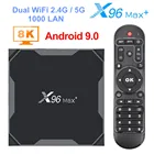 Приставка Смарт-ТВ X96Max Plus, Android 9,0, Amlogic S905X3, 4 + 64 ГБ, Wi-Fi