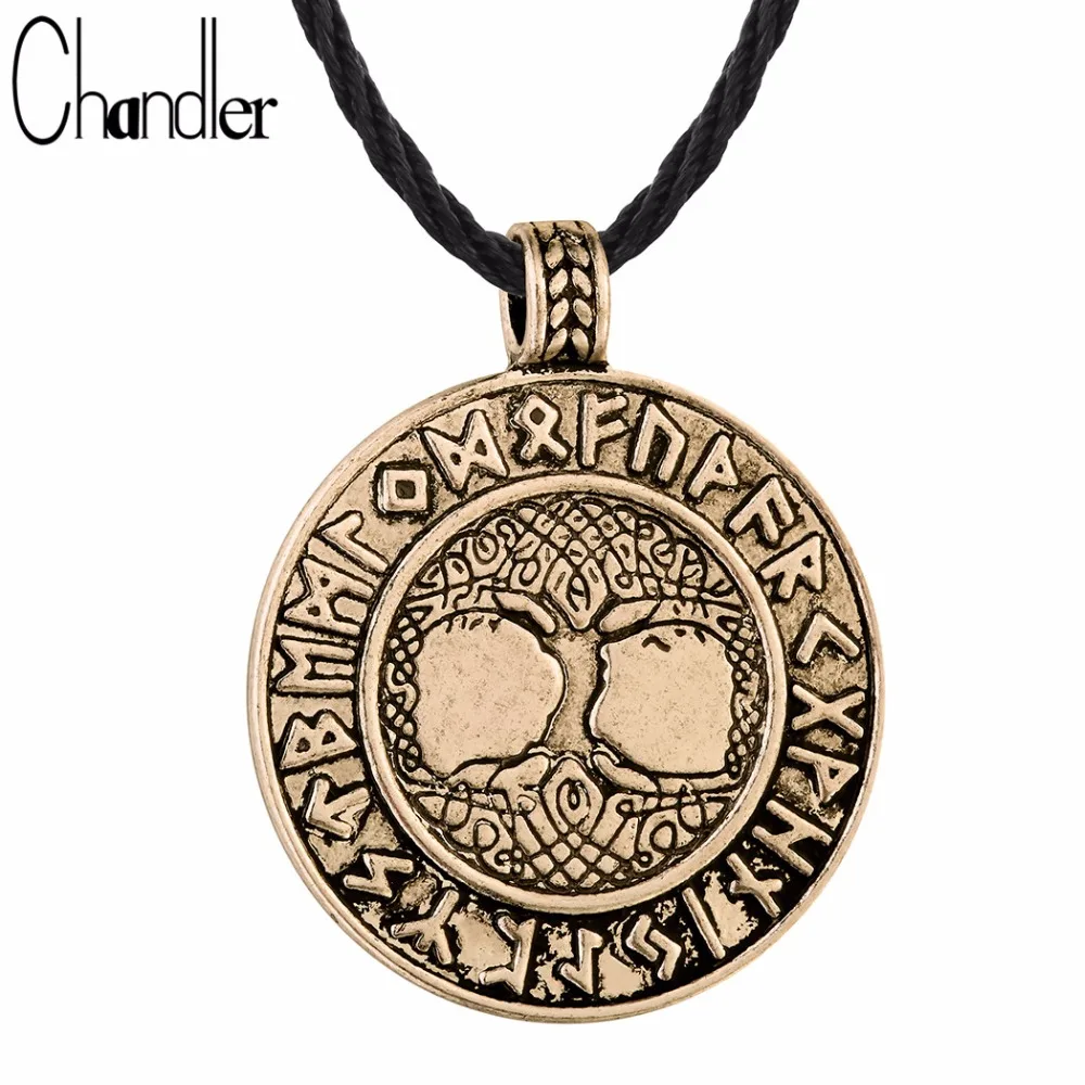 Ожерелье Chandler с имитацией дерева жизни женское колье для мужчин мужское ожерелье