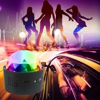 3w 5v usb rechargeable rgb dj led mini wireless disco ball light sound activated led party strobe car light portable stage light