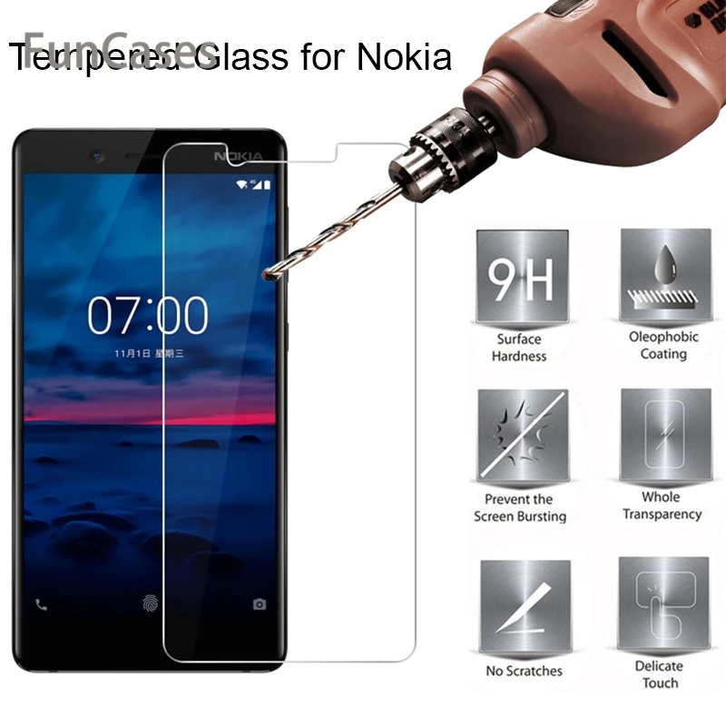 Защитная пленка для экрана телефона Nokia 5 1 Plus 2 3 9H HD прозрачное Взрывобезопасное