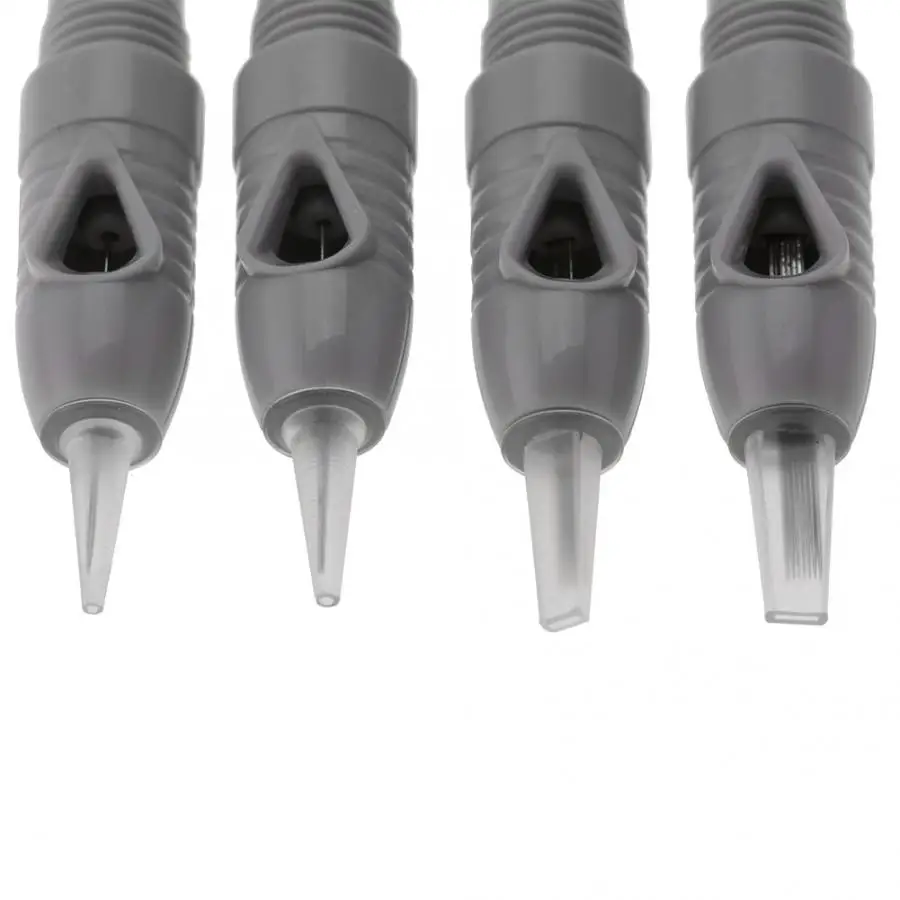 Пирсинг иглы 4 типа 10 шт бровей губ татуировки картридж поворотный микро