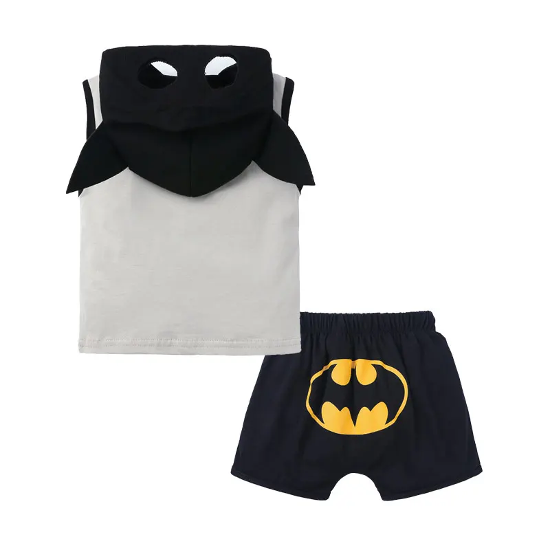 Комплект одежды для маленьких мальчиков с героями мультфильмов Летняя одежда