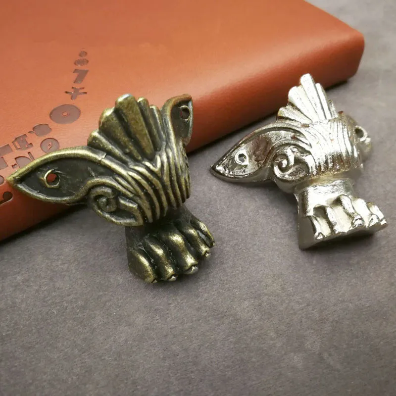 Ретро Металлические Угловые скобы для деревянной мебели деревянная коробка