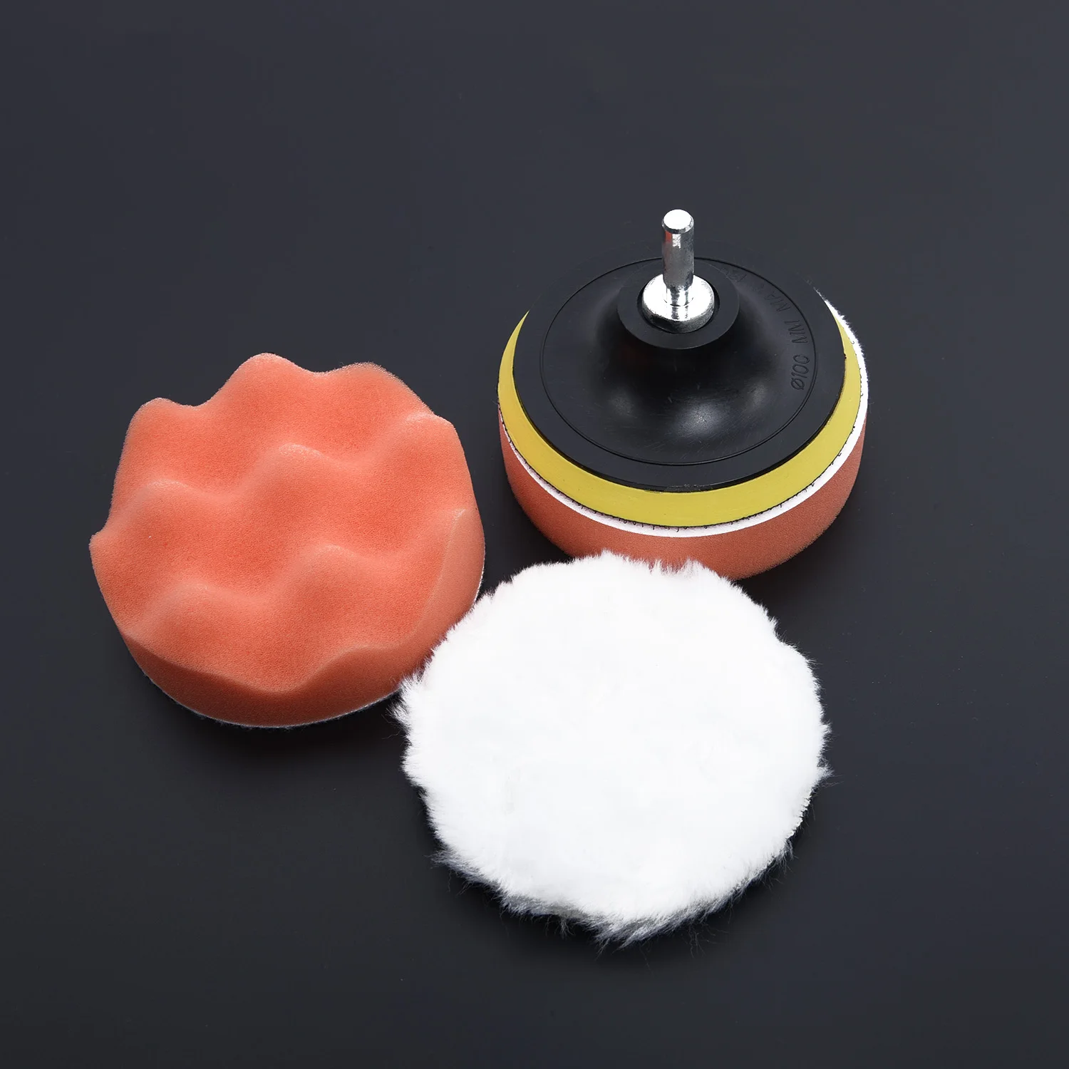 4 дюйма Полировка Pad адаптер для полировки автомобиля Kit составная пена нить