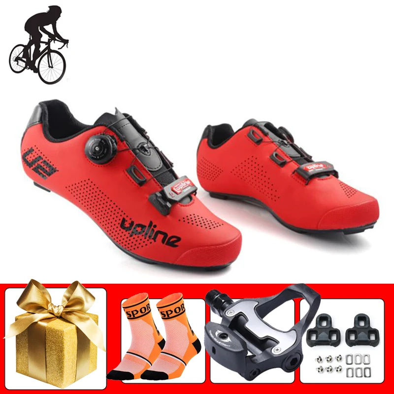 

Road Bike Shoes Ultralight Breathable Cycling Sneakers Bicicleta Triatlon Self-locking Zapatos Ciclismo Unisex Bicycle Footwear