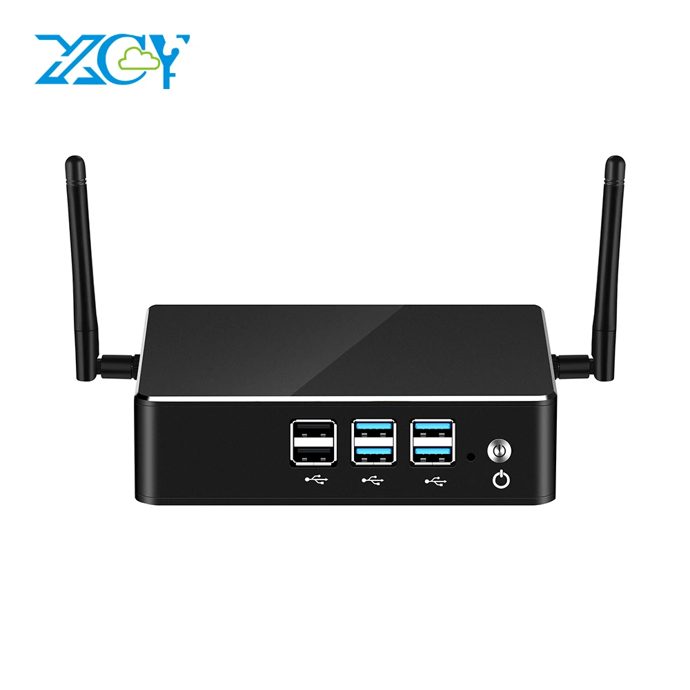 XCY Мини ПК Intel Core i7 8550U i5 i3 Linux Windows 10 4K HTPC мини ПК настольный игровой Мини компьютер мини компьютер микро компьютер Nuc