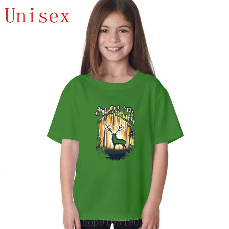 Олень Бог пожалуйста сохраните наш лес детская одежда для мальчиков топы детей