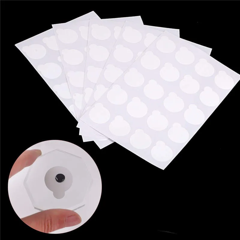 100 шт./пакет наращивание ресниц резиновый коврик клей для прививки клея Стикеры