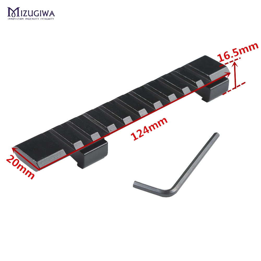 Крепление для прицела от 11 мм до 20 Адаптер Пикатинни Вивер рейка с 10 слотами и