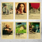 Постер для коллекции классических фильмов Тима Бёртона фильмы Убить Билла эт Ретро постеры крафт-бумага декор стен комнаты хорошего качества постеры