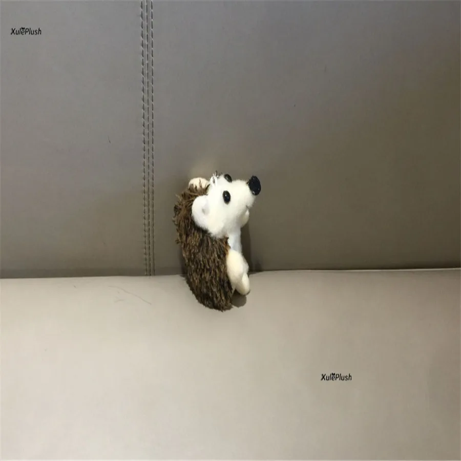 Игрушка плюшевая в виде животного кукла-брелок с подвеской подарок игрушка ежик