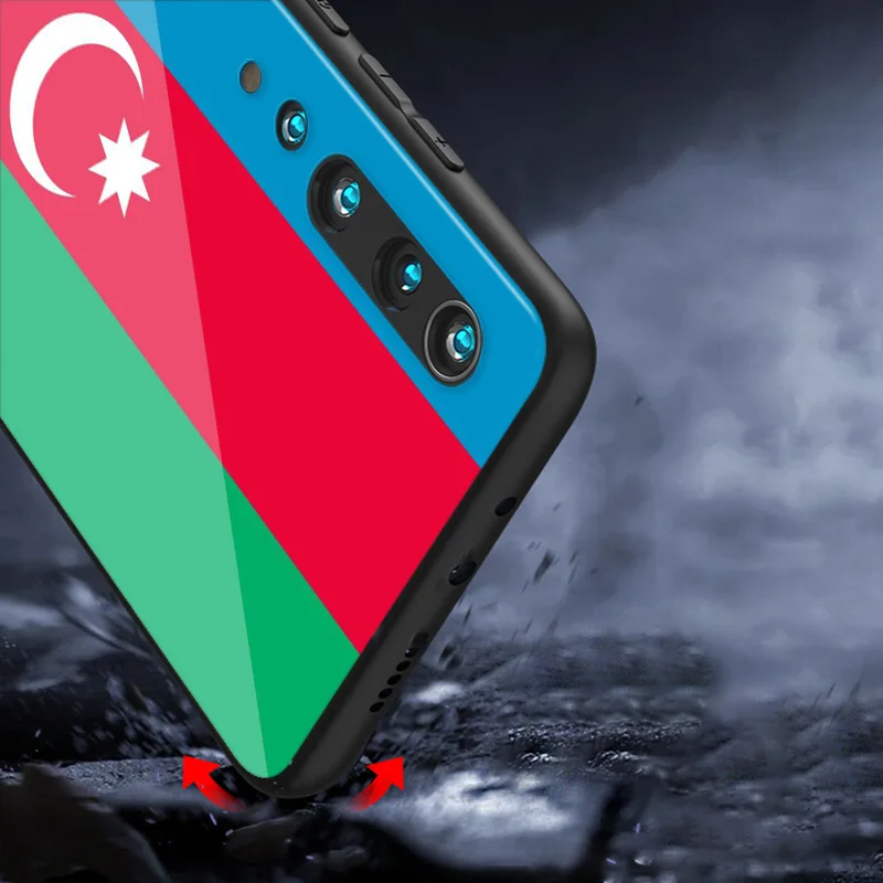 

Azerbaijan flag for Xiaomi Mi 11 10T Note 10 9 8 6 Lite Pro SE UltraPhone Case