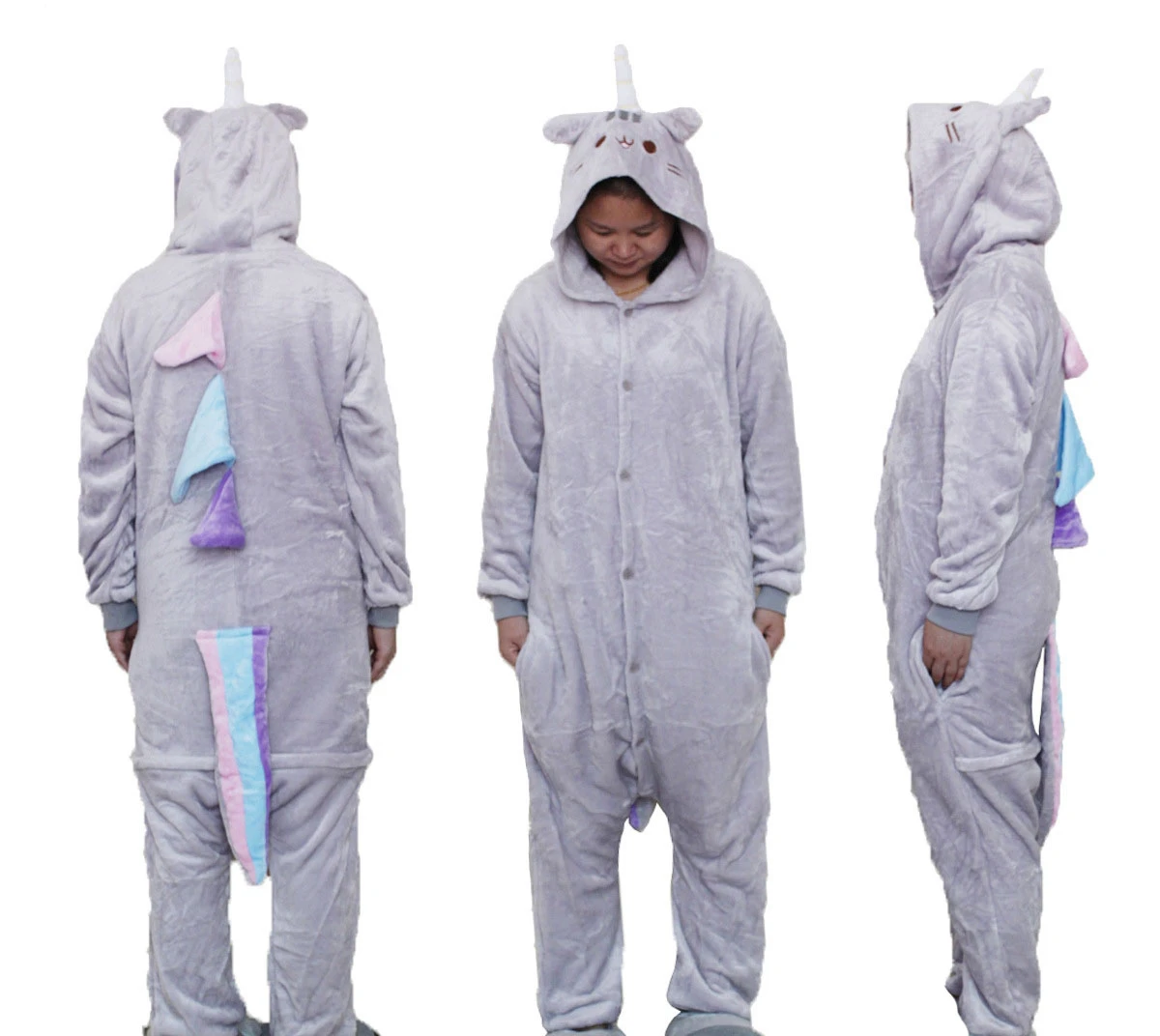 Пижама Кигуруми для взрослых комбинезон с толстыми котами мультяшными животными