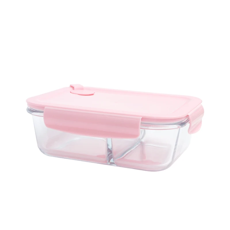 

Fresh-Keeping Glass Box Sealed Picnic Take-Out Box Food Storage Storage Box Microwave Heated Glass Bowl