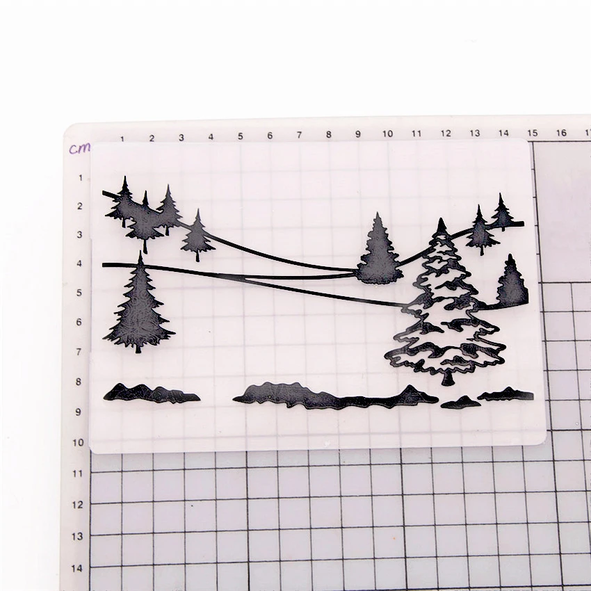 10 5x14 8 см hill бумажной папки для тиснения Пластик Скрапбукинг DIY шаблон Fondant