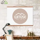 Магнитный деревянный плакат, вешалка, фоторамка, белый, черный, сделай сам, картина, холст, печать, подвесная, настенная, искусство, домашний декор, A3, A4, нестандартный размер