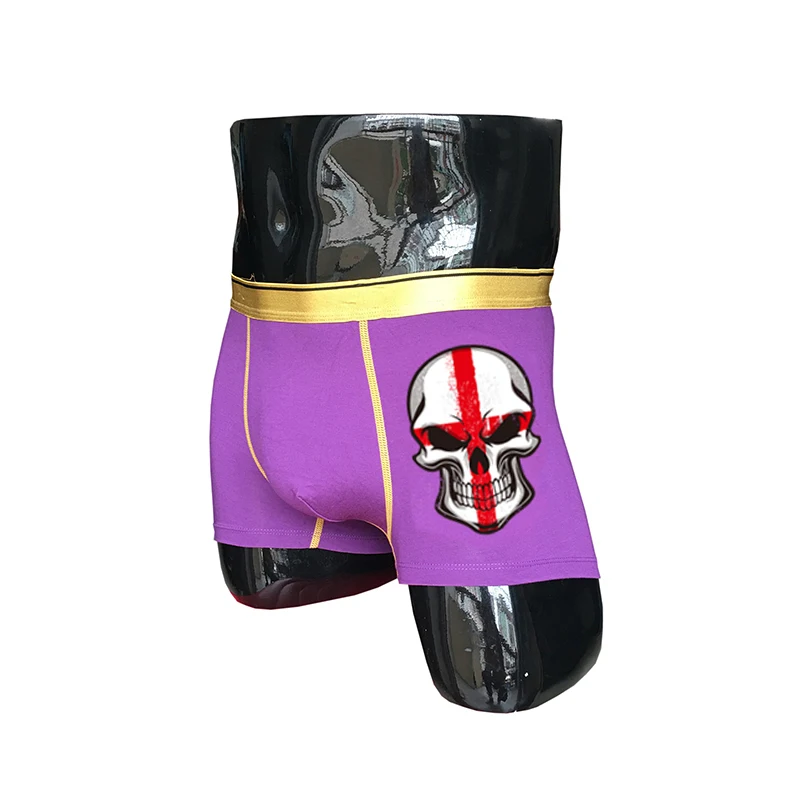 (2 шт./компл.) Seestern Мужское нижнее белье с черепом мужские Модные боксеры шорты