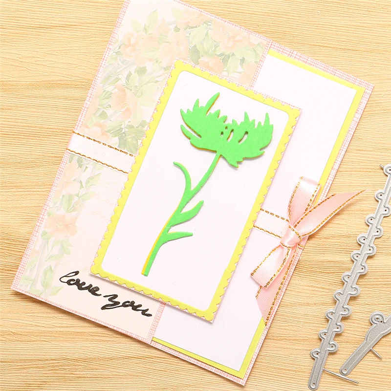 Металлические штампы Eastshape в форме цветка для изготовления открыток