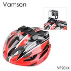 Регулируемый ремень для велосипедного шлема Vamson для Go Pro Hero 1098765, ремень для крепления на голову, держатель, адаптер для Xiaomi Yi 4K OSMO Action