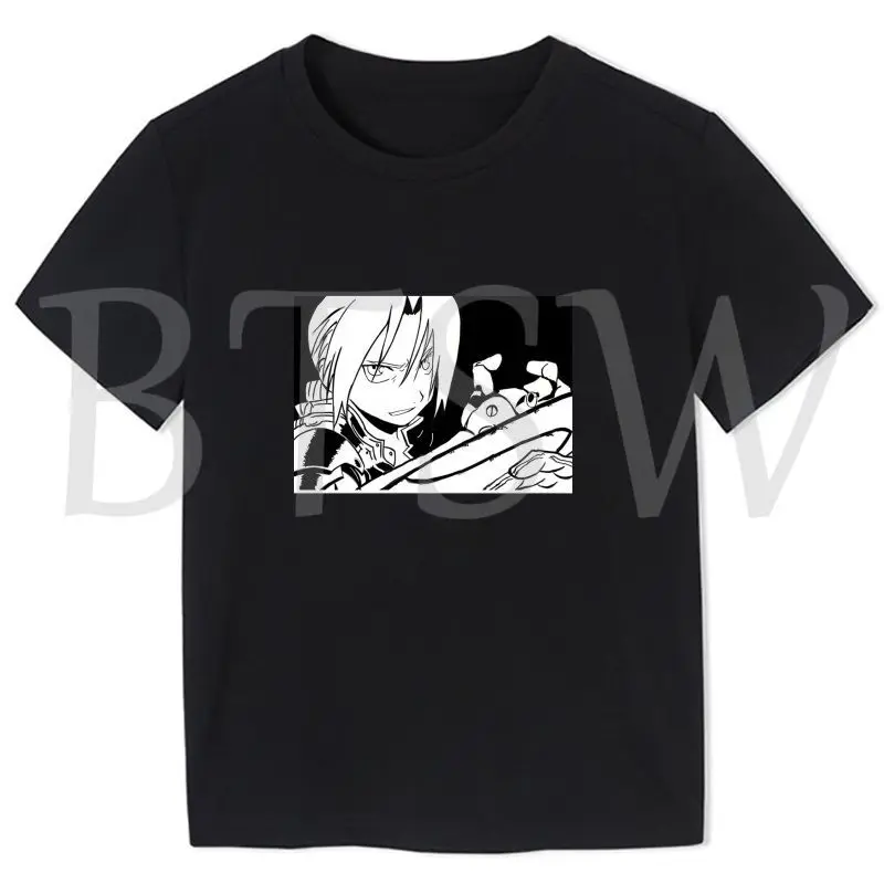 Цельнометаллический Алхимик для подростков детей крутая Аниме Комикс печать